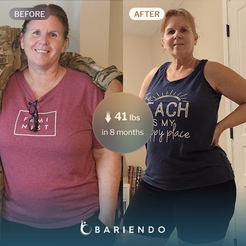 Trish lost 41 pounds with Bariendo