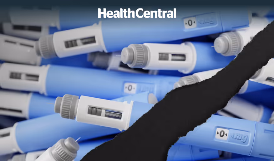 Una imagen rota de plumas de inyección de semaglutida